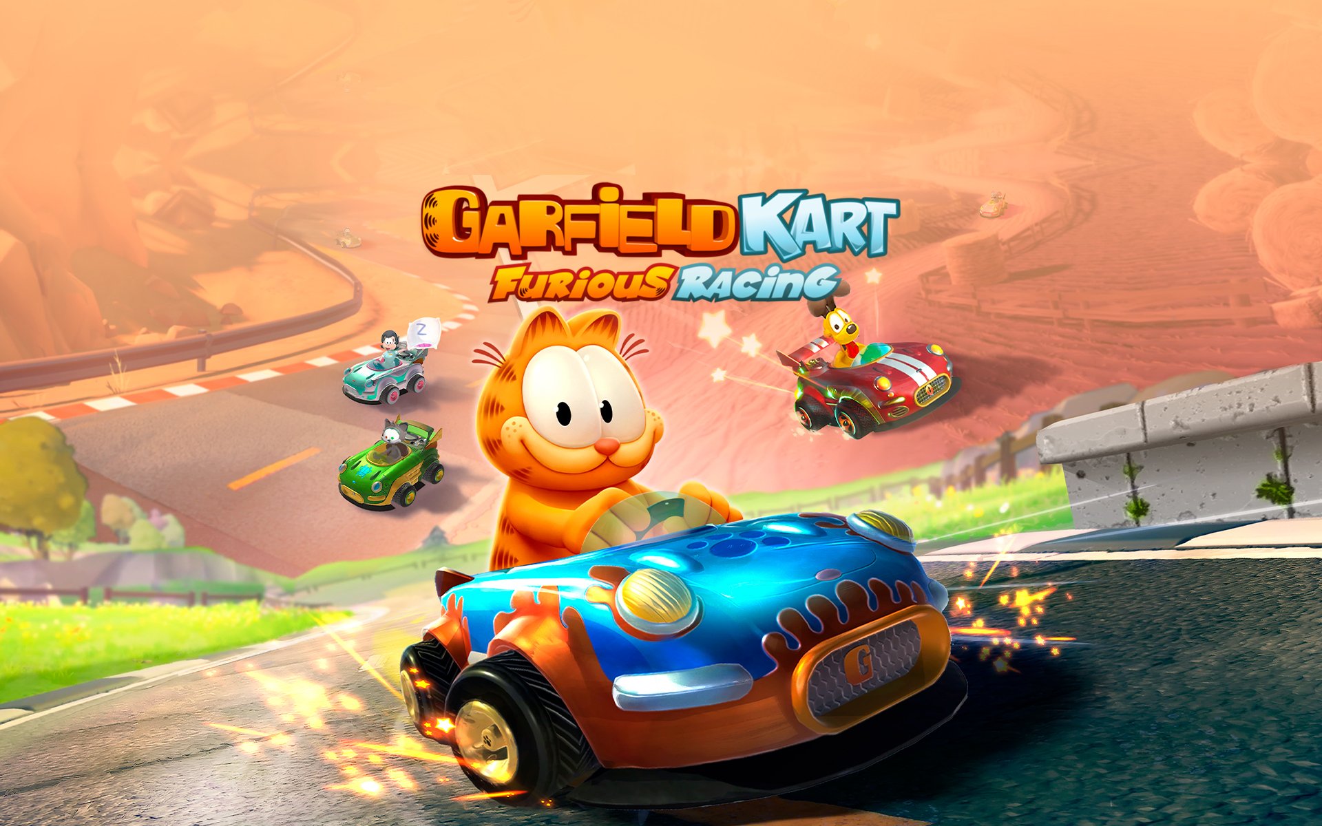 Sobre Garfield Kart Furious Racing